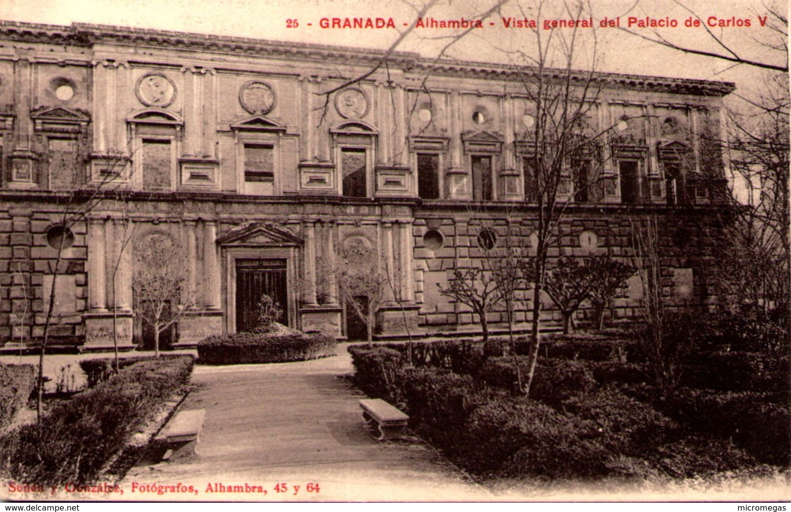 GRANADA - Alhambra - Vista General Dal Palacio De Carlos V - Granada