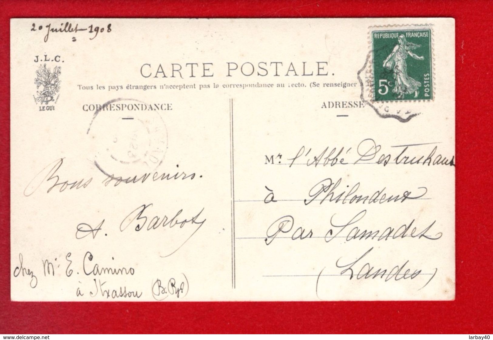 1 Cpa Carte Postale Ancienne - Une Reparation Pressee - Altri & Non Classificati