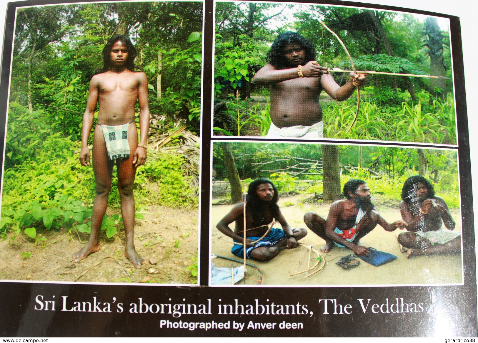 Les Vedda Ou Wanniyala-Aetto.peuple Indigène Du SRI LANKA.format:18,50 X 13 Cm - Azië