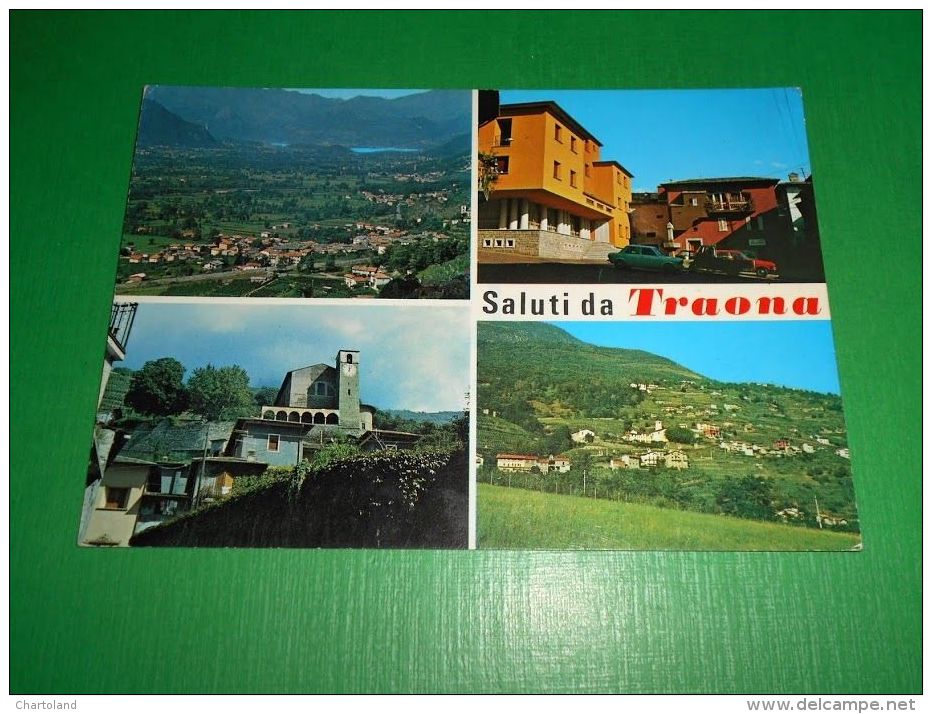 Cartolina Saluti Da Traona ( Sondrio ) - Vedute Diverse 1970 Ca - Sondrio