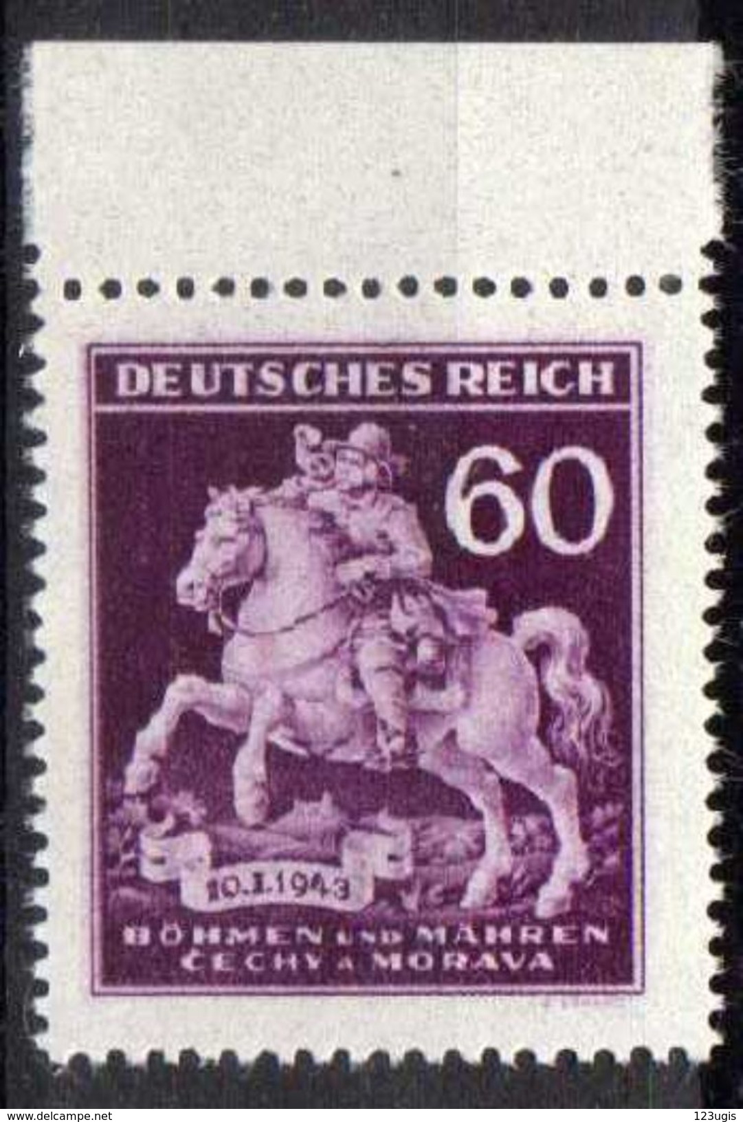 Böhmen Und Mähren 1943 Mi 113 ** [241213III] @ - Unused Stamps