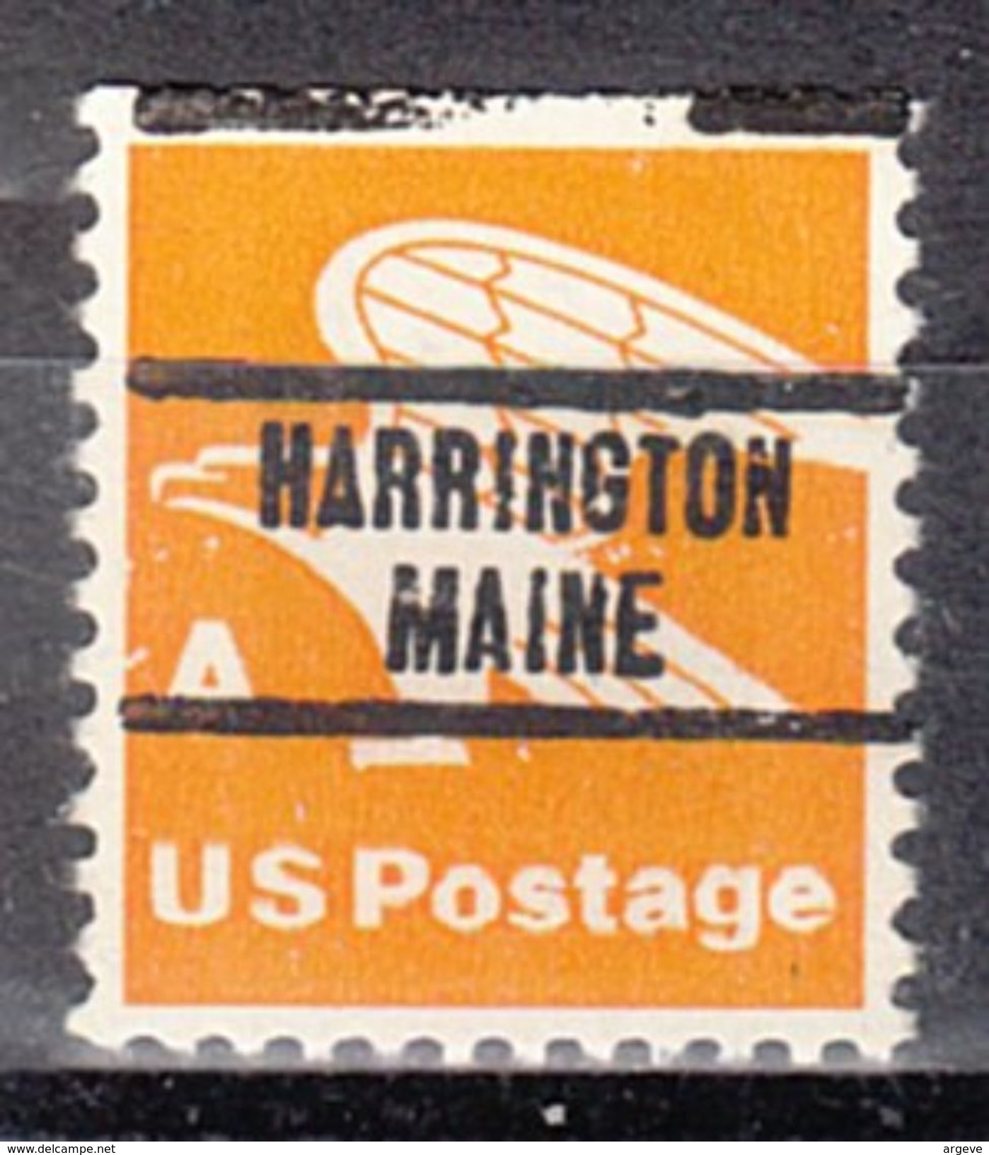 USA Precancel Vorausentwertung Preos Locals Maine, Harrington 734 - Vorausentwertungen