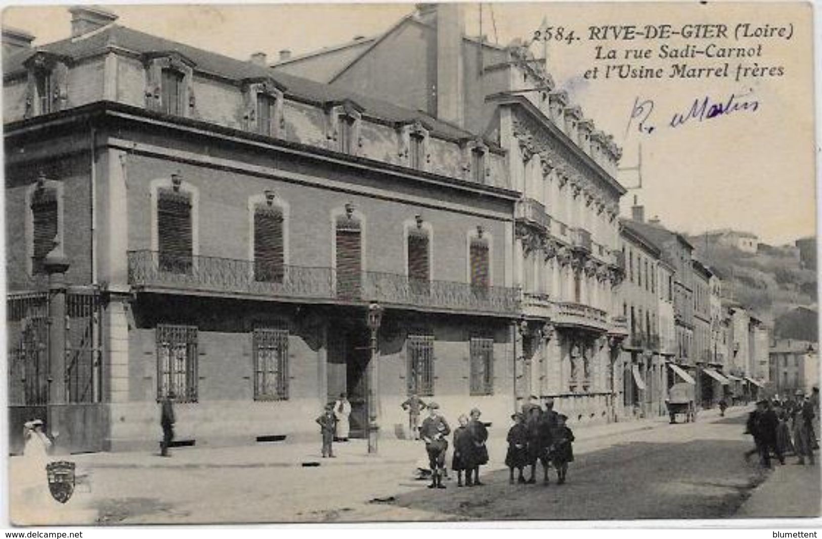 CPA Loire Département 42 écrite Rive De Gier Usine - Rive De Gier