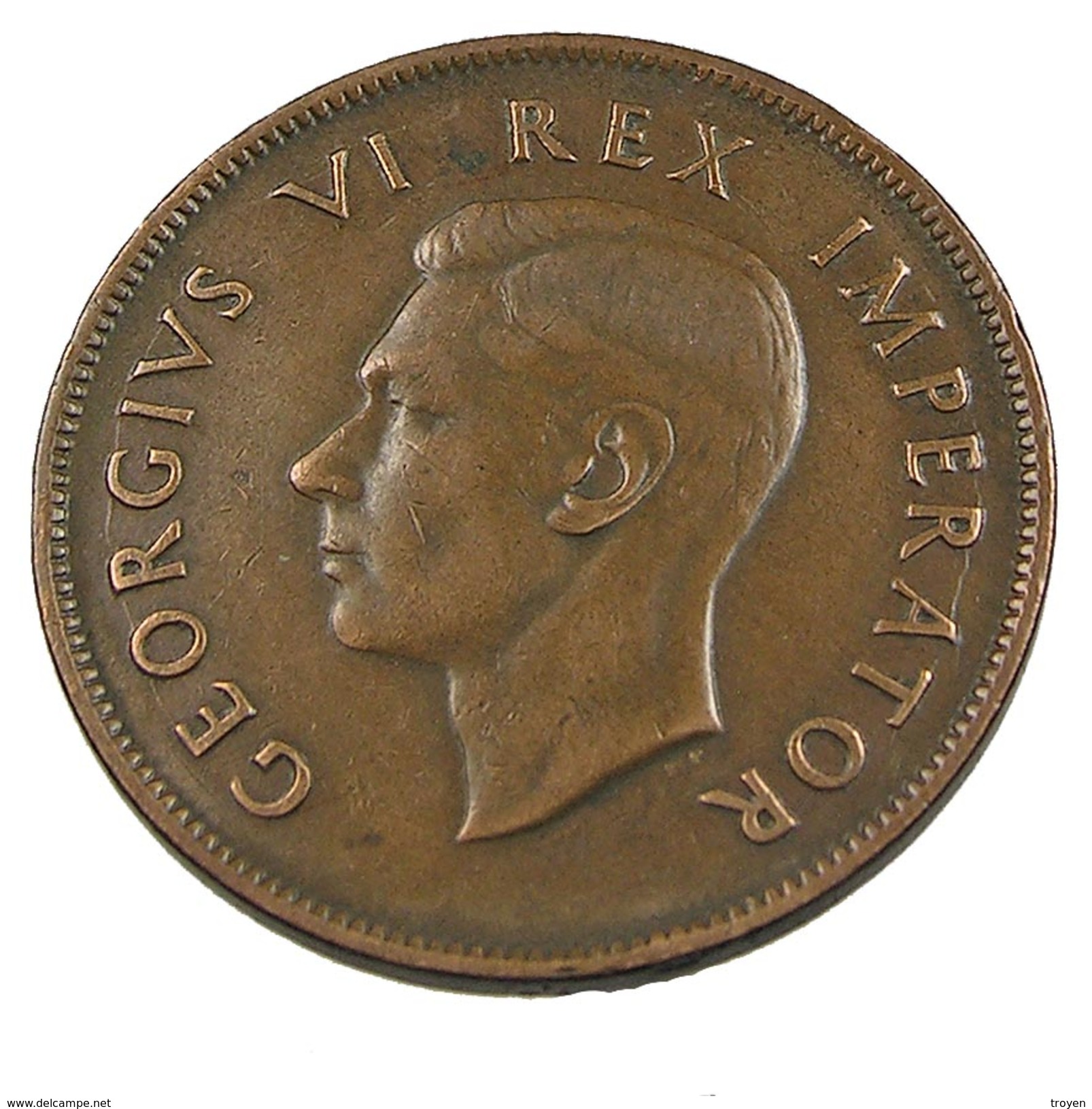 1 Penny - 1D -  South Africa - 1941 - Bronze - TTB - - British Colony