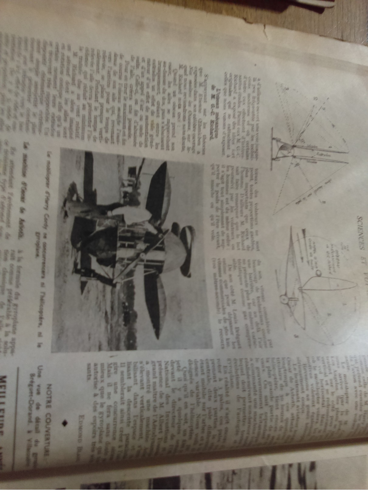 98/ SCIENCES ET VOYAGES N° 14 1936 LE GYROPLANE LE VOL RAME PREMIER HELICOPTERE VOIR SOMMAIRE EN PHOTO