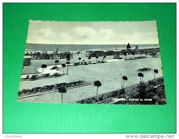 Cartolina Riccione - Cabine Al Mare 1960 - Rimini