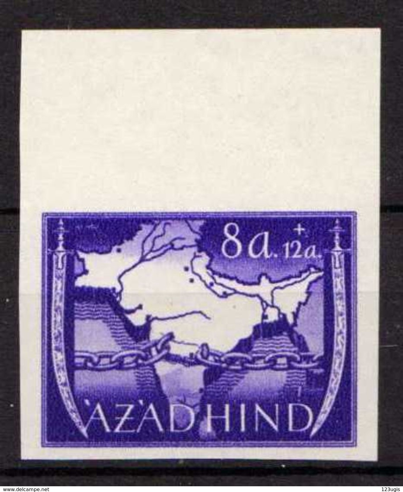Nationales Indien (Azad Hind) Mi V B ** [190313I] @ - Occupation 1938-45