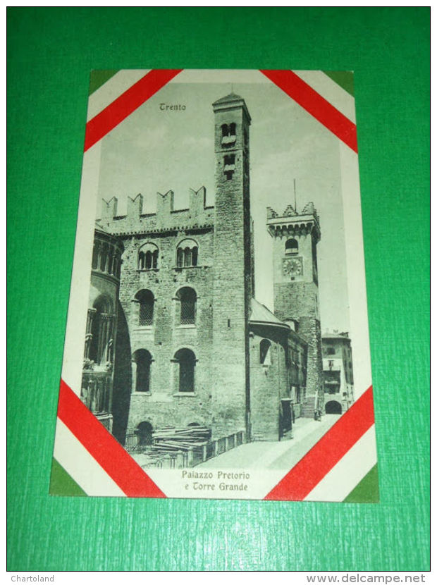Cartolina Trento - Palazzo Pretorio 1918 Ca. - Trento