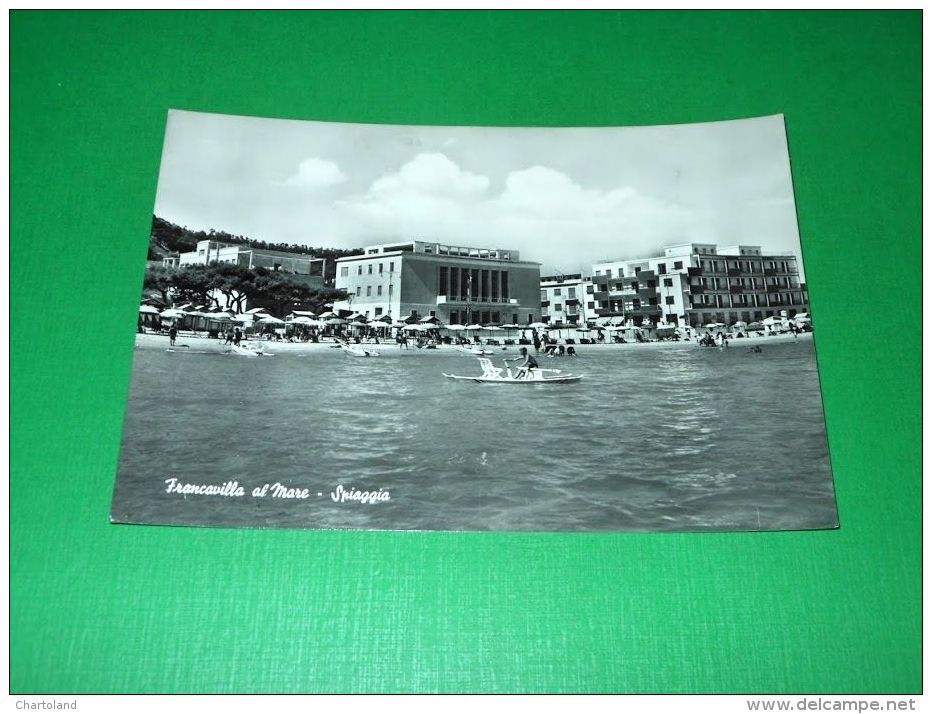 Cartolina Francavilla Al Mare - Spiaggia 1960 Ca - Chieti