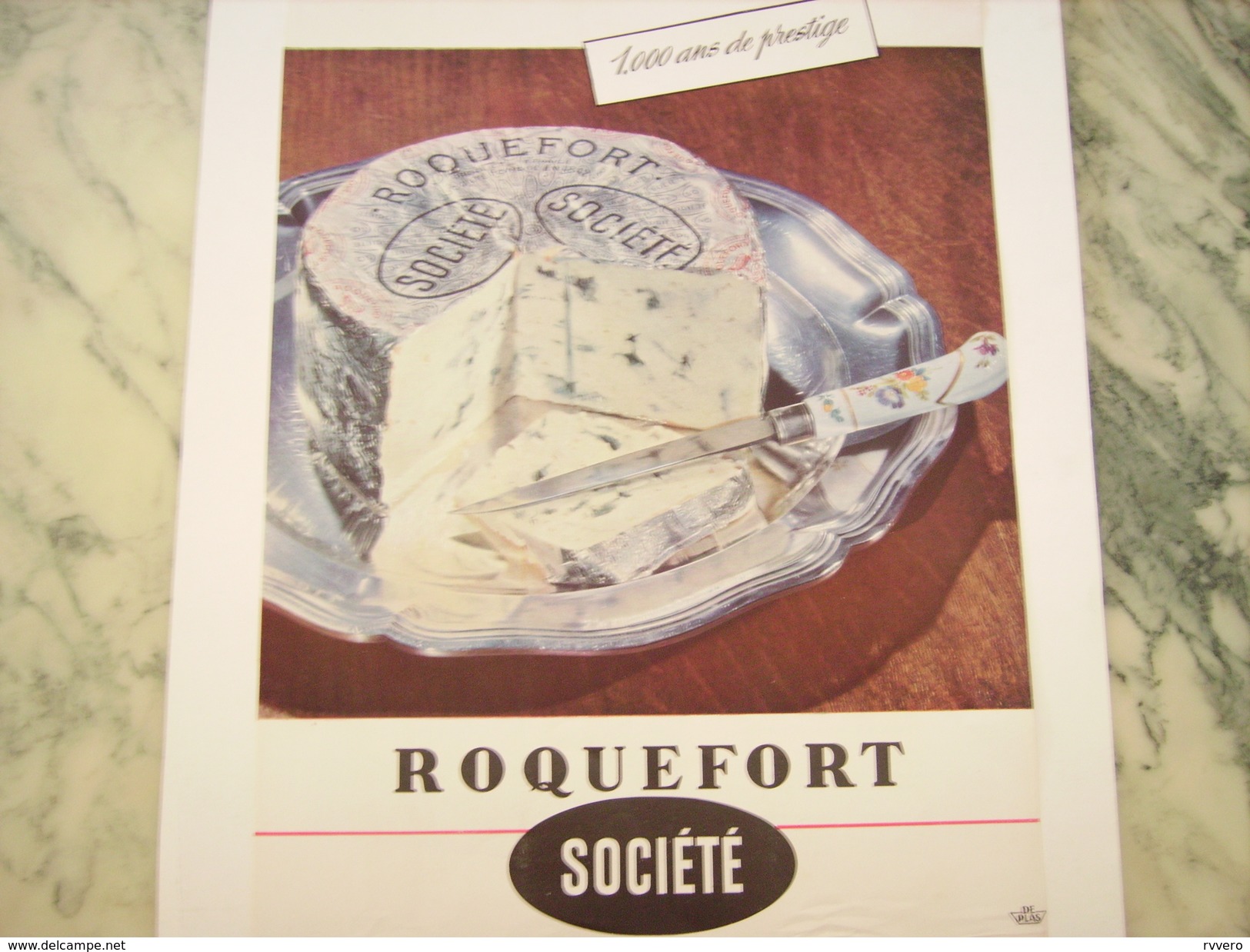 ANCIENNE PUBLICITE ROQUEFORT SOCIETE 1951 - Publicités