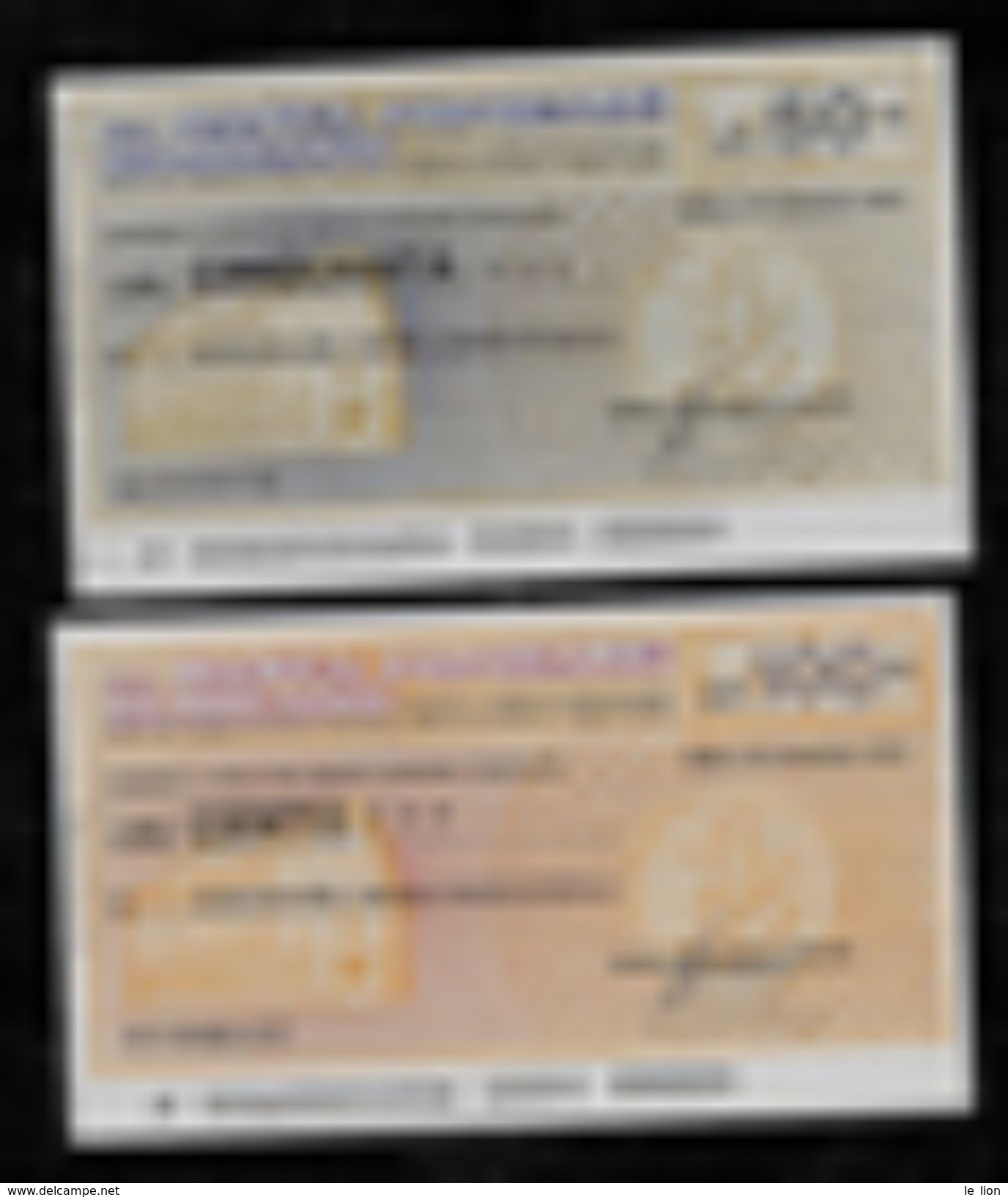 2 Mini Assegni Circolari BANCA POPOLARE MILANO Autostrade Spa - FDS - [10] Cheques Y Mini-cheques