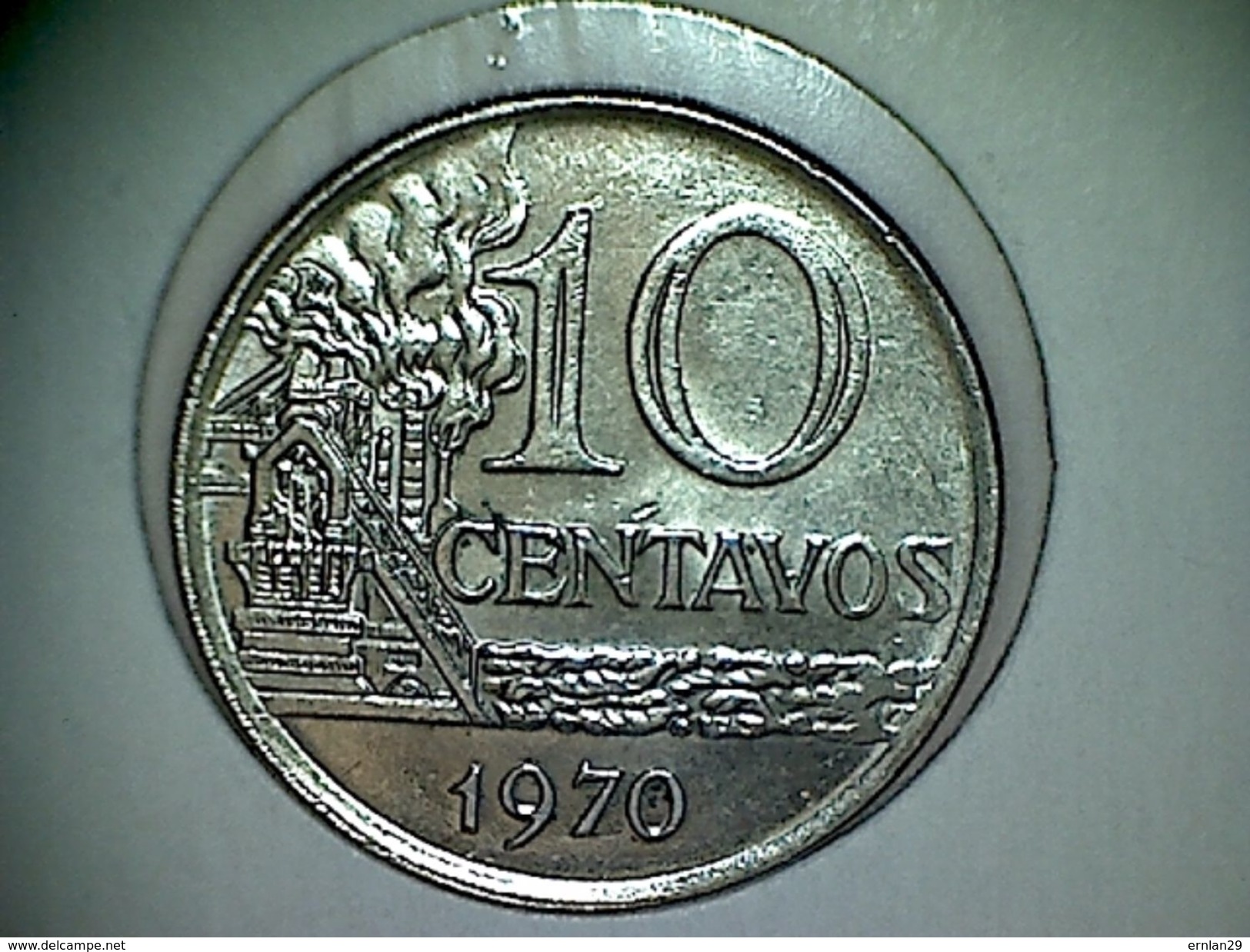 Brésil 10 Centavos 1970 - Brésil