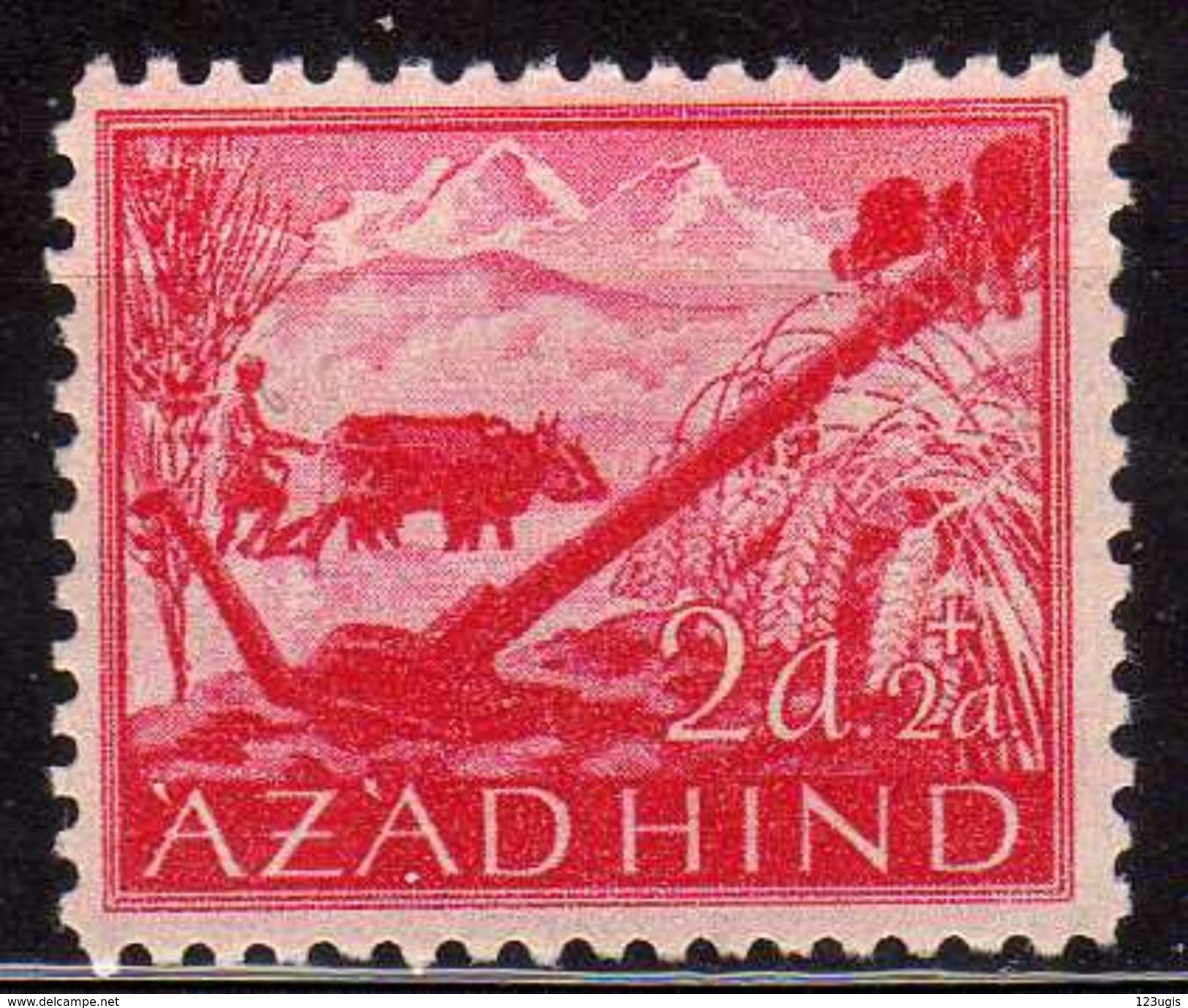 Nationales Indien (Azad Hind) Mi II A ** [021016L] - Occupation 1938-45