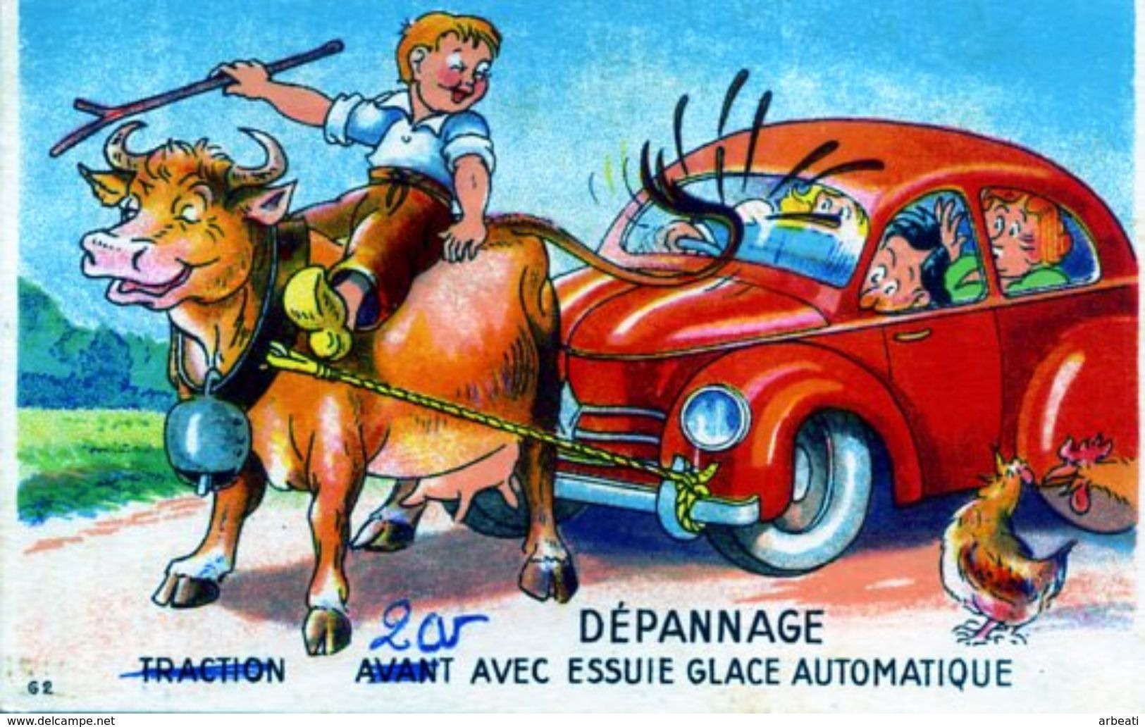 DEPANNAGE - Traction Avant Avec Essuie Glace Automatique - Humour