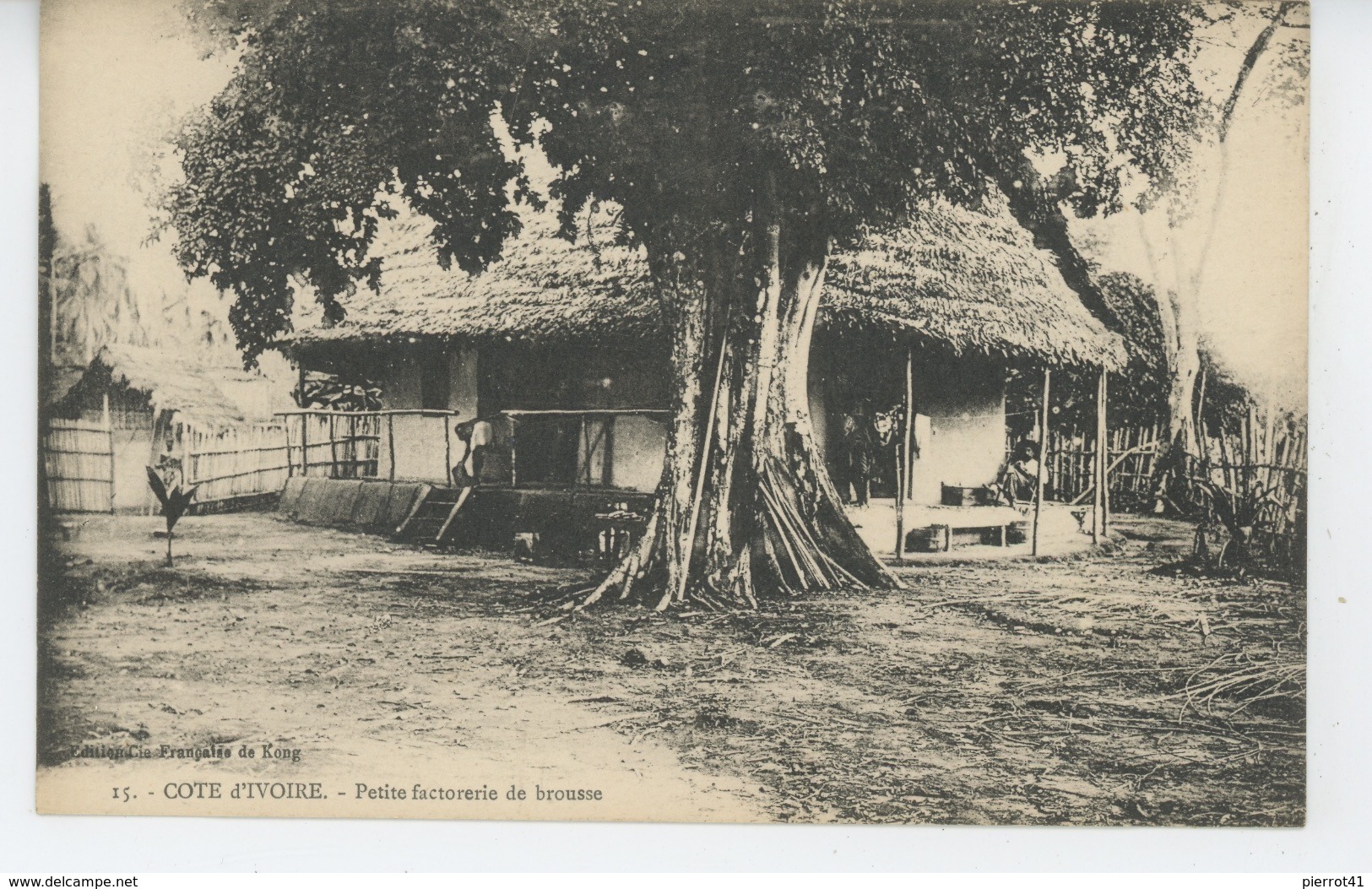 AFRIQUE - COTE D'IVOIRE - Petite Factorerie De Brousse - Côte-d'Ivoire