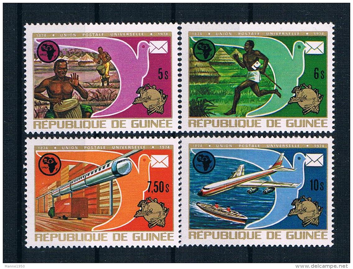 Guinea 1974 UPU Mi.Nr. 700/03 Kpl. Satz ** - Guinea (1958-...)