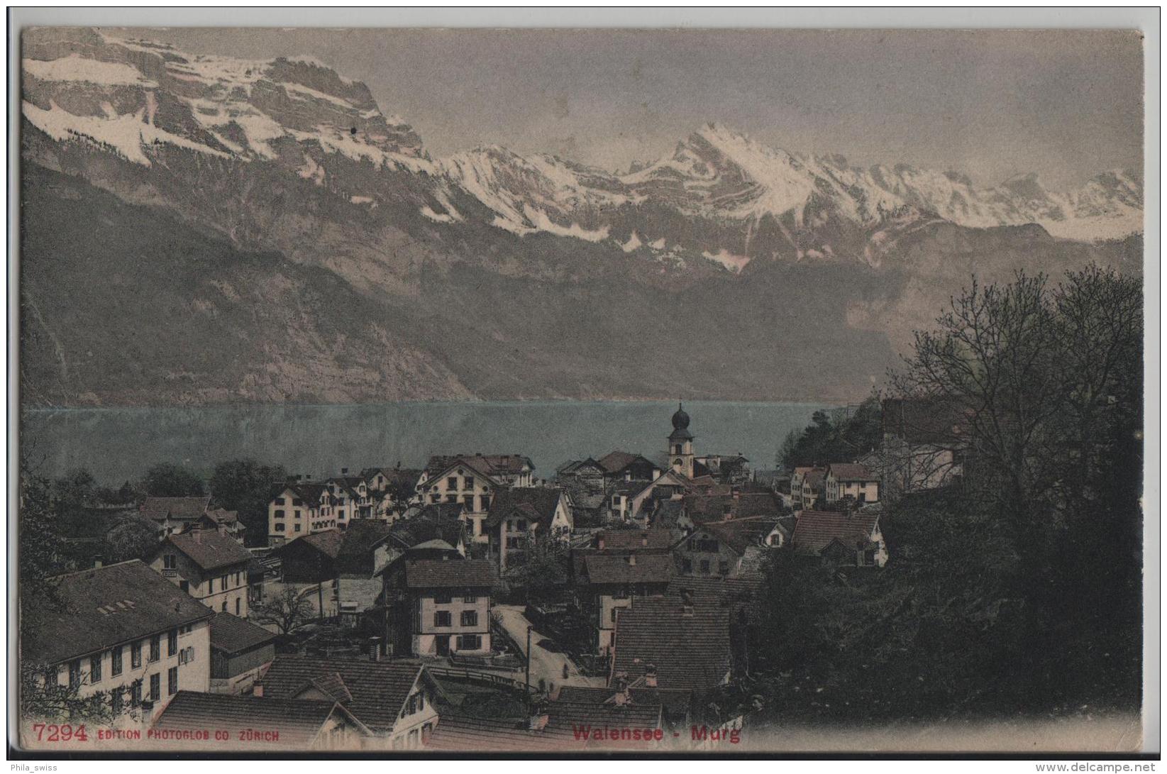 Murg Am Walensee - Photoglob No. 7294 - Autres & Non Classés