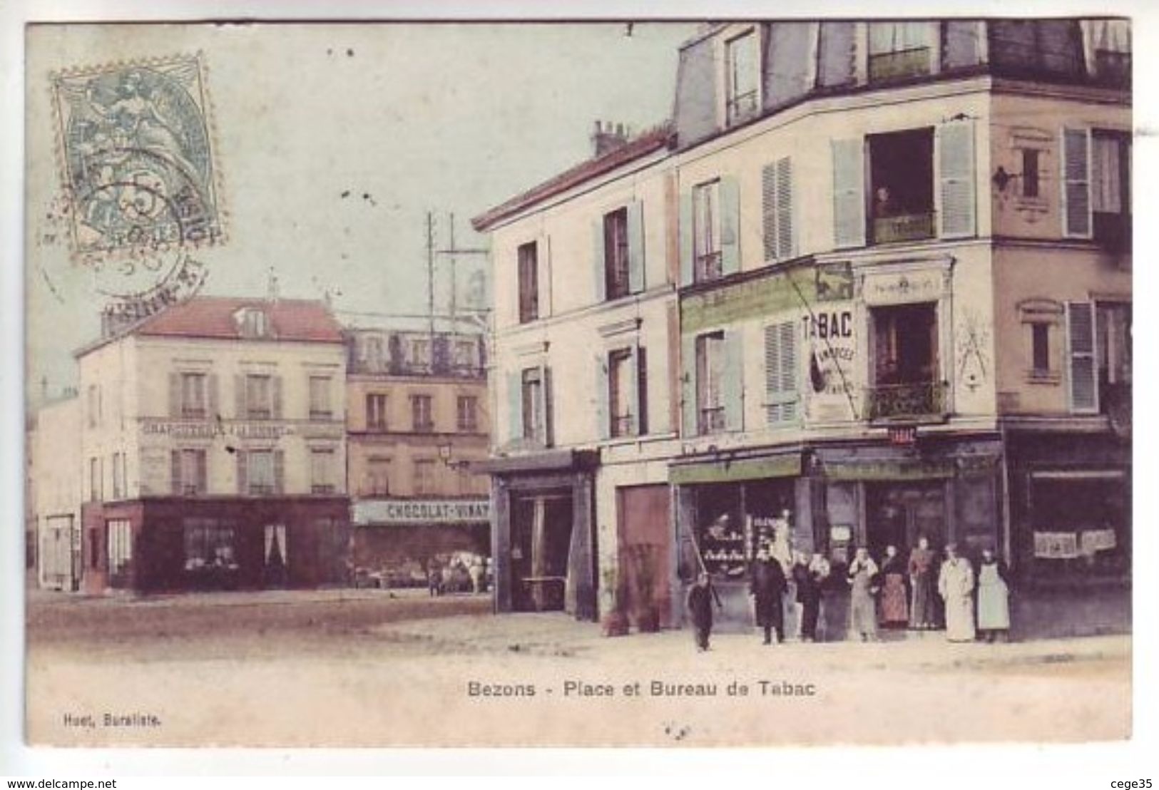 95 Bezons - Place Et Bureau De Tabac - Bezons