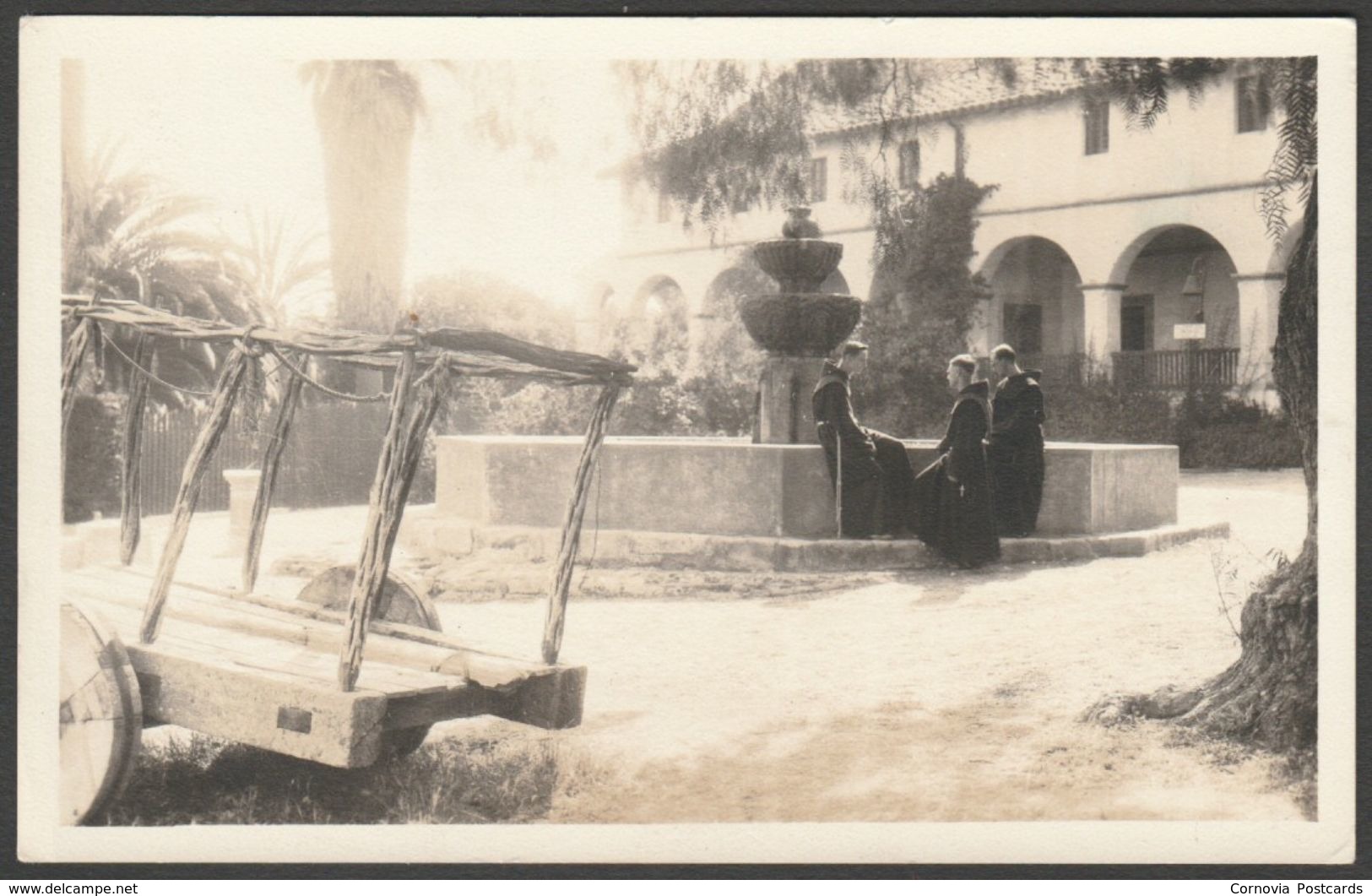 Santa Barbara Mission, California, C.1910s - AZO RPPC - Santa Barbara