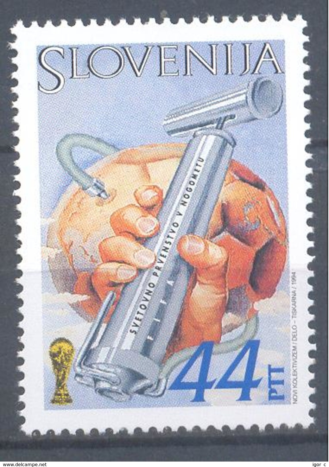 Slovenia Slowenien Slowenie 1994 Mint MNH **; Football Soccer Calcio Fussball World Cup 1994 USA - 1994 – USA