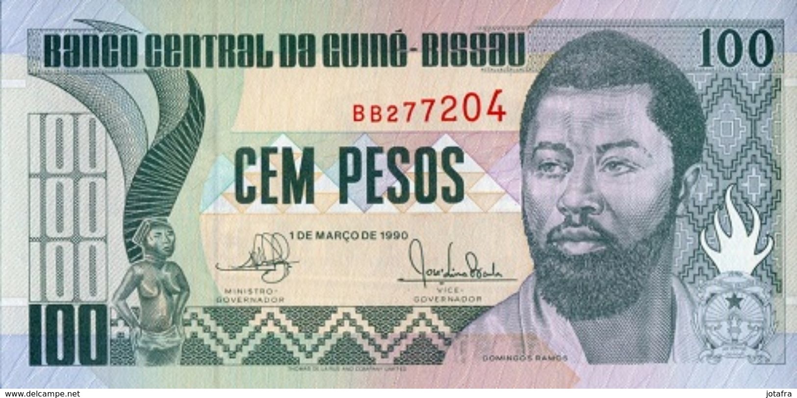 Guinea Bissau 1990, 100 Pesos (UNC) - CF1139 - Guinea–Bissau