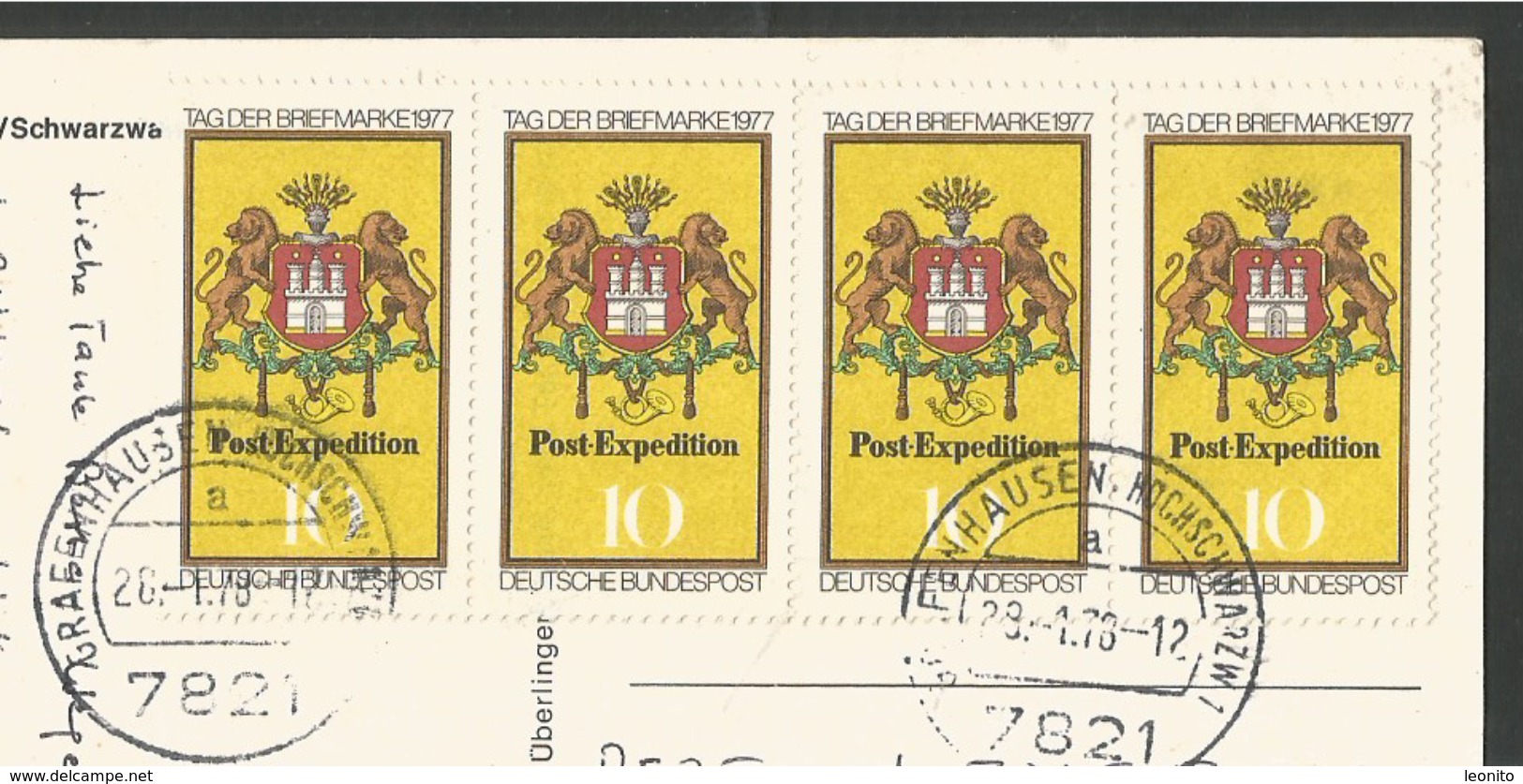 Schluchsee Tag Der Briefmarke 1977 - Schluchsee