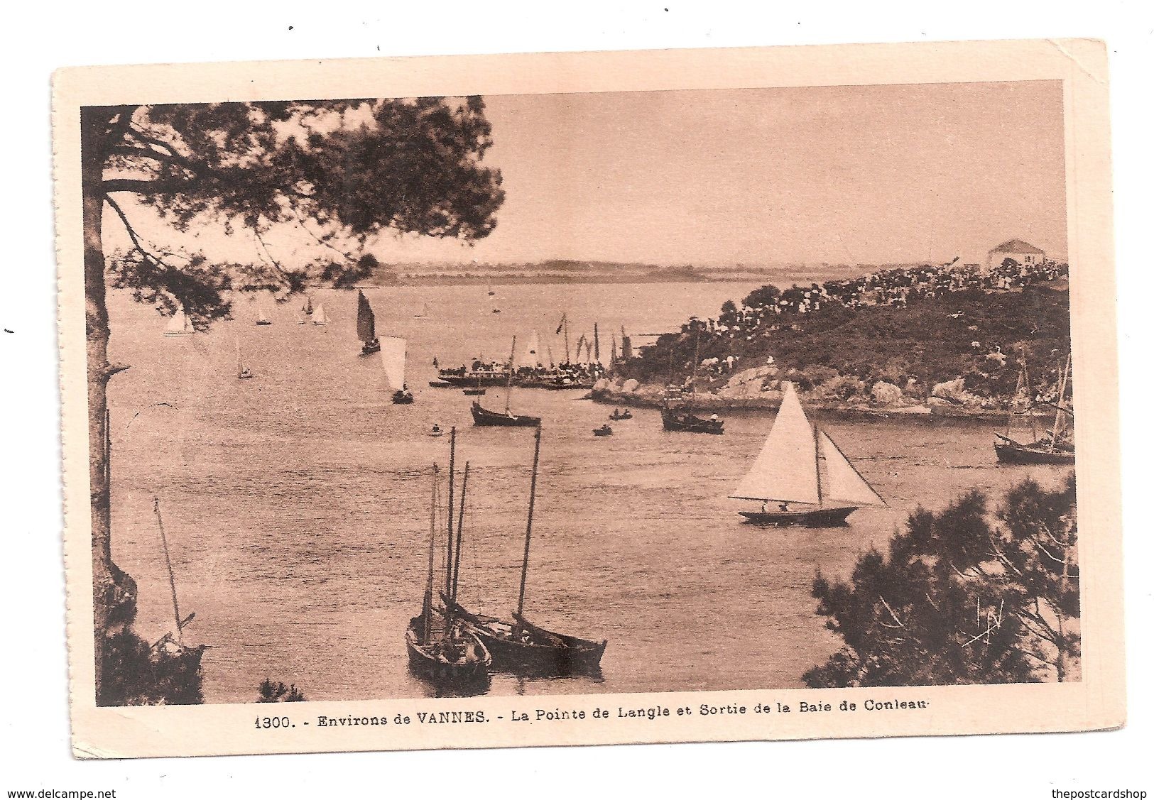 CPA Environs De VANNES La Pointe De Langle Et Sortie De La Baie De Conleau - N° 1300 Unused Achetes Immediatementov - Vannes