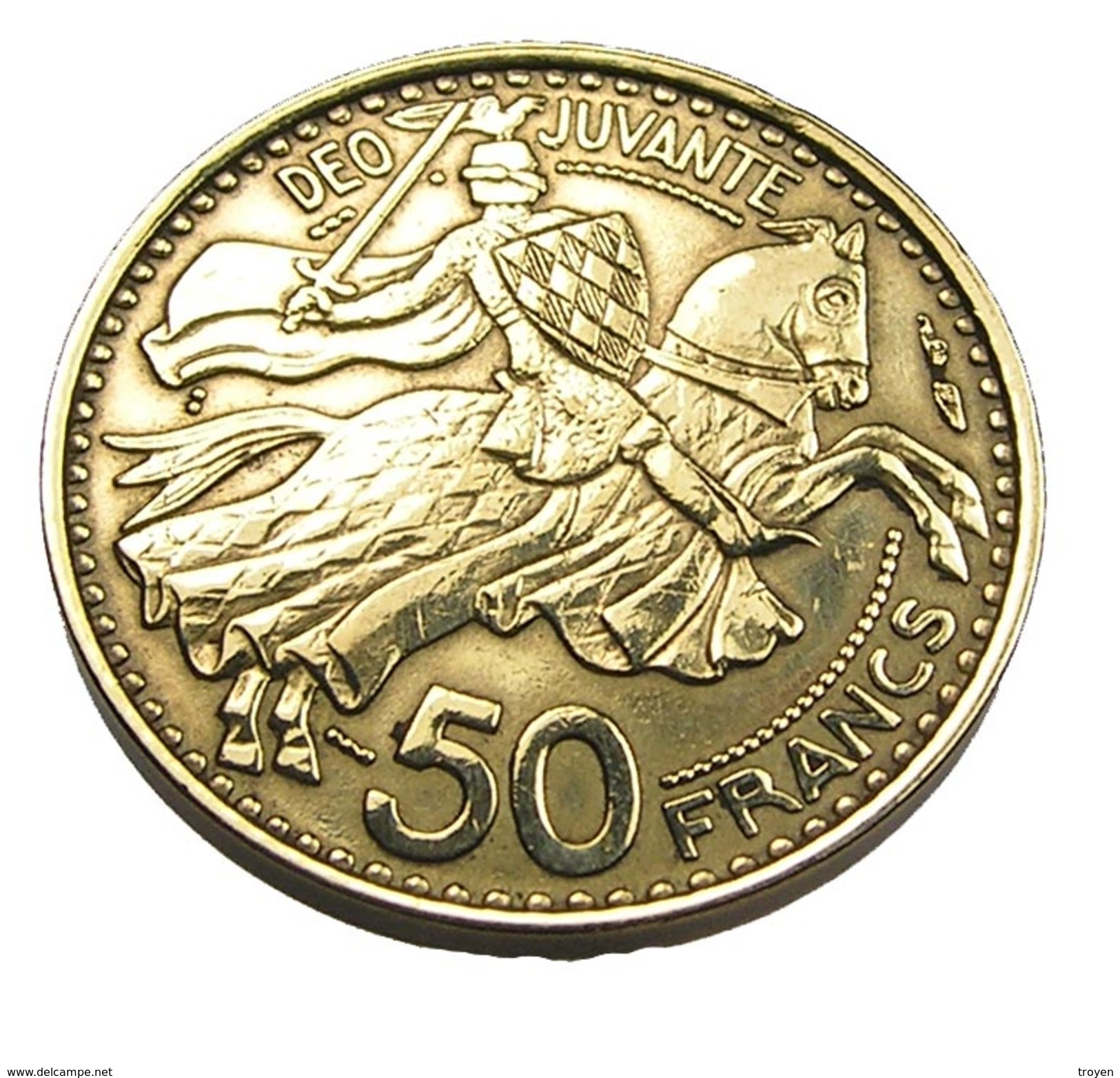 50 Francs - Monaco - 1950 - Cup Al - TB+ - - 1949-1956 Anciens Francs