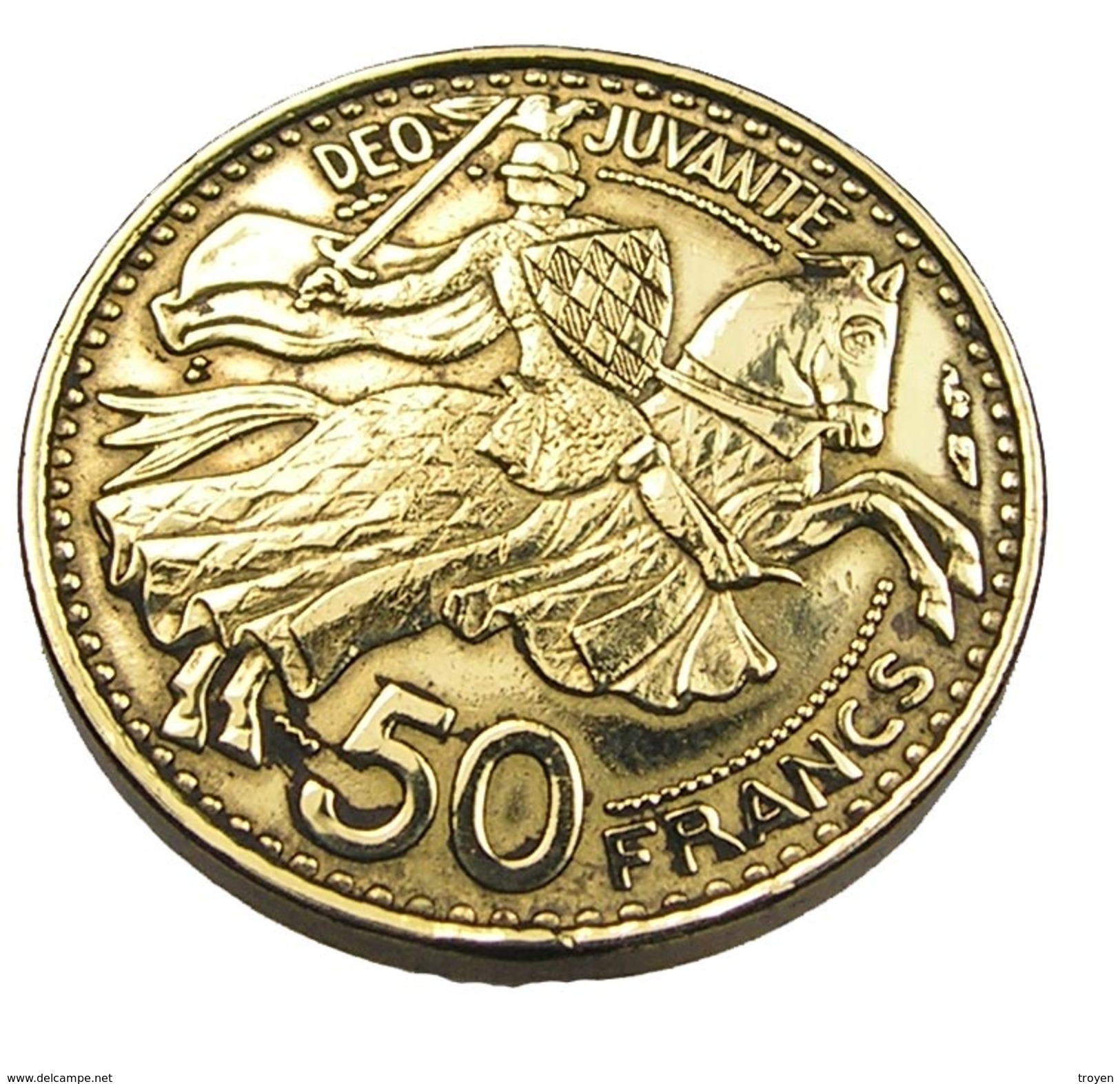 50 Francs - Monaco - 1950 - Cup Al - TB+ - - 1949-1956 Francos Antiguos