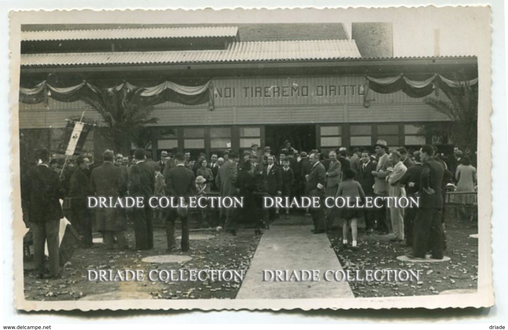 FOTO CARTOLINA INAUGURAZIONE NUOVO CAMPO DI TIRO AL VOLO ARMANDO REALI 9 APRILE ANNO 1938 SPORT - Waffenschiessen