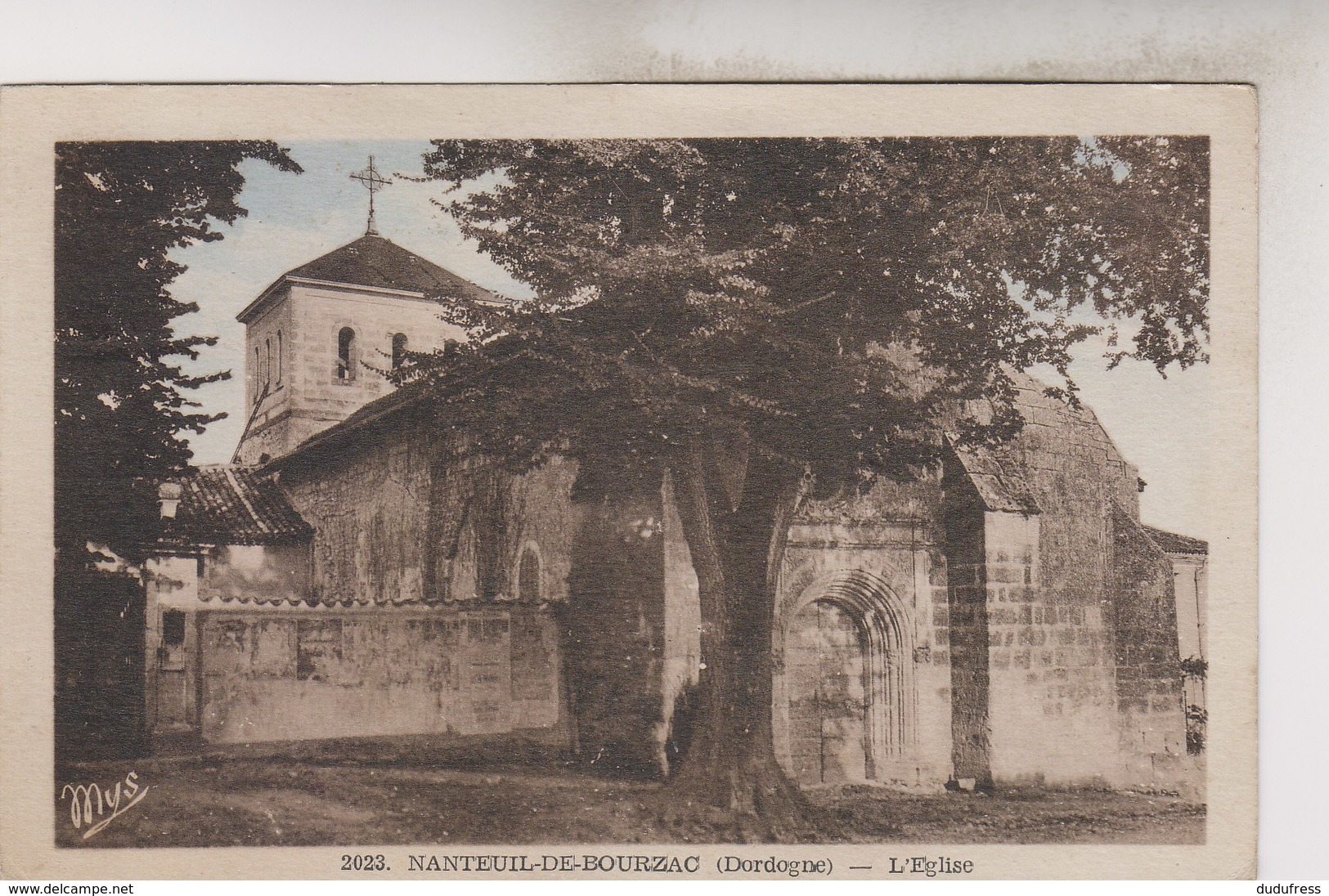 NANTEUIL DE BOURZAC    L ' EGLISE - Autres & Non Classés