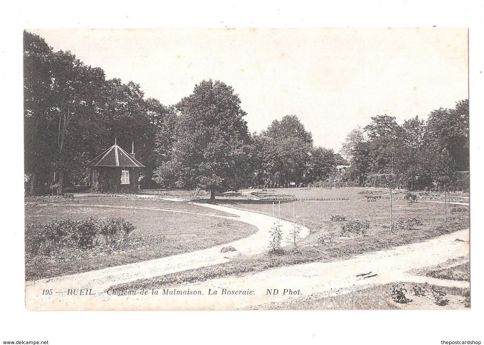 CPA 92 RUEIL Château De Malmaison La Roseraie Achetez Immediatement - Rueil Malmaison