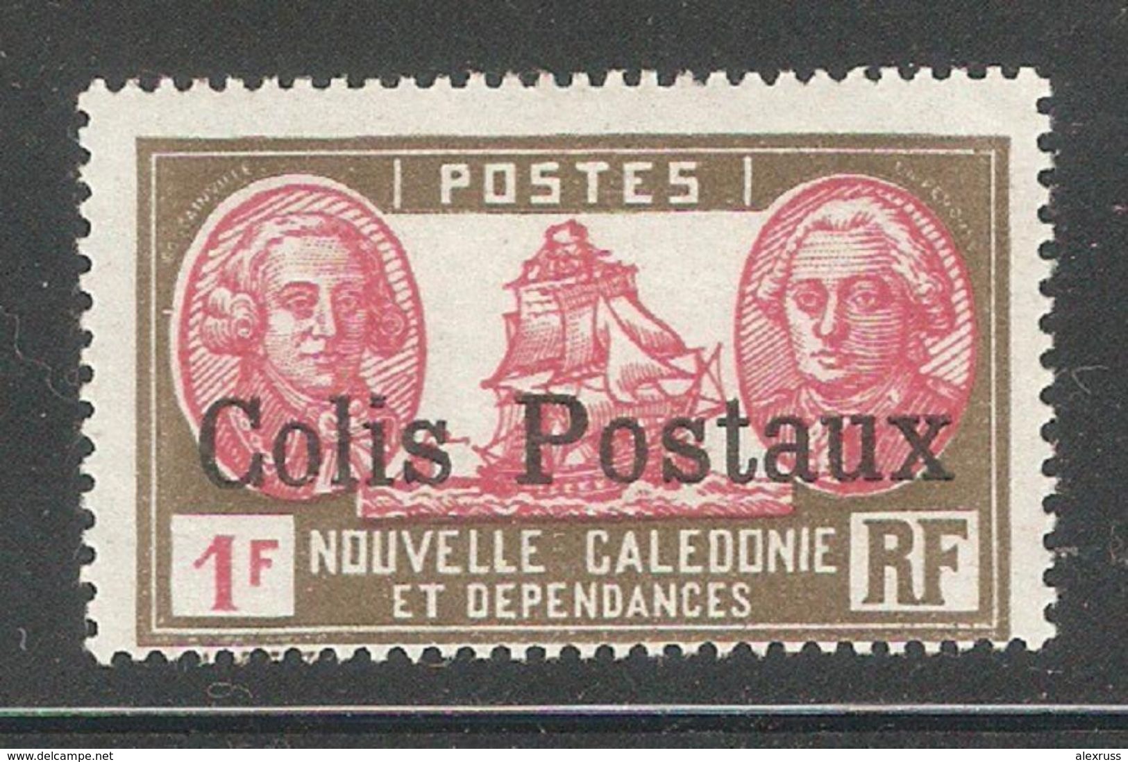 New Caledonia 1930, 1fr Colis Parcel Post ,Scott # Q5,VF Mint Hinged* (K-8) - Unused Stamps