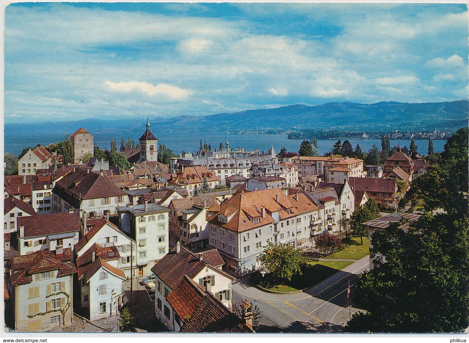 Arbon Mit Bodensee - Blick Gegen Steinach Und Fünfländerblick - Foto Gross Nr. 33770 Fb - Arbon