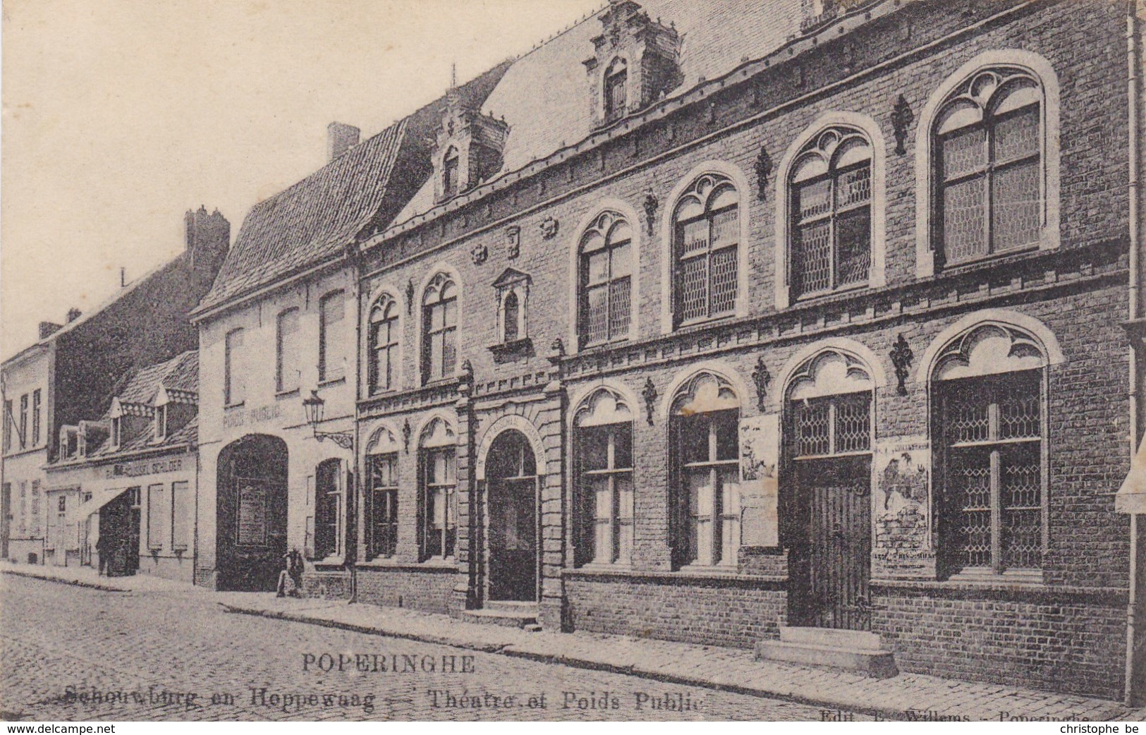 Poperinge, Poperinghe Schouwburg En Hoppewaag (pk36606) - Poperinge