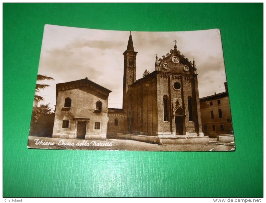 Cartolina Thiene - Chiesa Della Natività 1956 - Vicenza