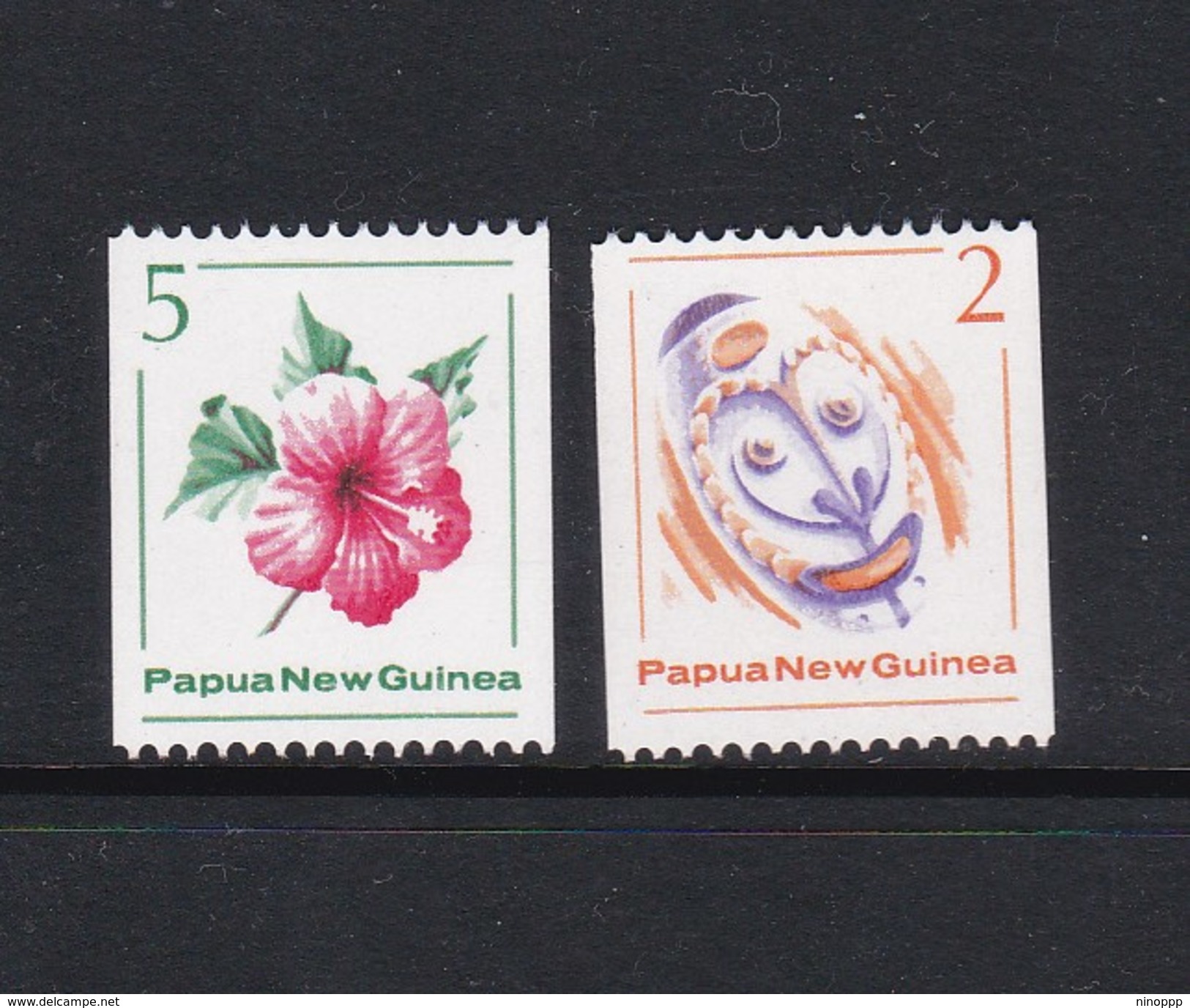 Papua New Guinea SG 406-407 1981 Coil Stamps MNH - Papouasie-Nouvelle-Guinée