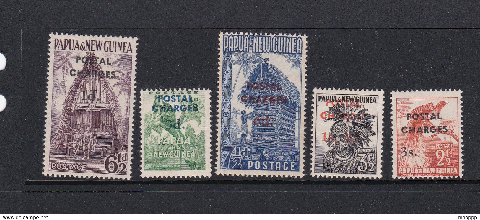 Papua New Guinea SG D2-D6 1960 Postage Due Mint Hinged - Papua New Guinea