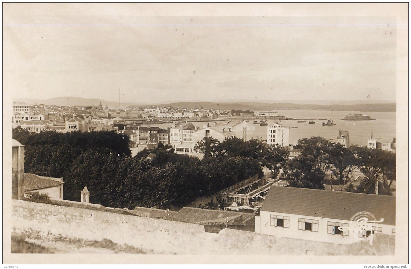 LA CORUNA VISTA PARANOMICA COLECCIONES LOTY ESPANA - La Coruña