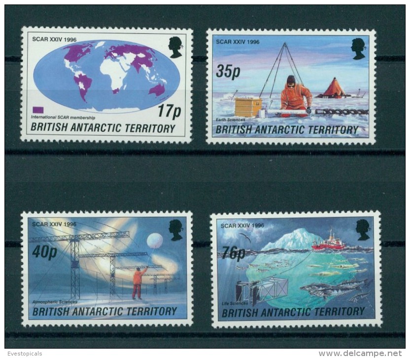 B.A.T / BRITISH ANTARCTIC TERRITORIES, Artic Science Congres 1996 MNH SET - Neufs