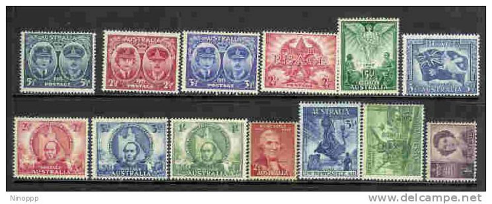 Australia-1945-47 ASC 229-241    MNH - Collections