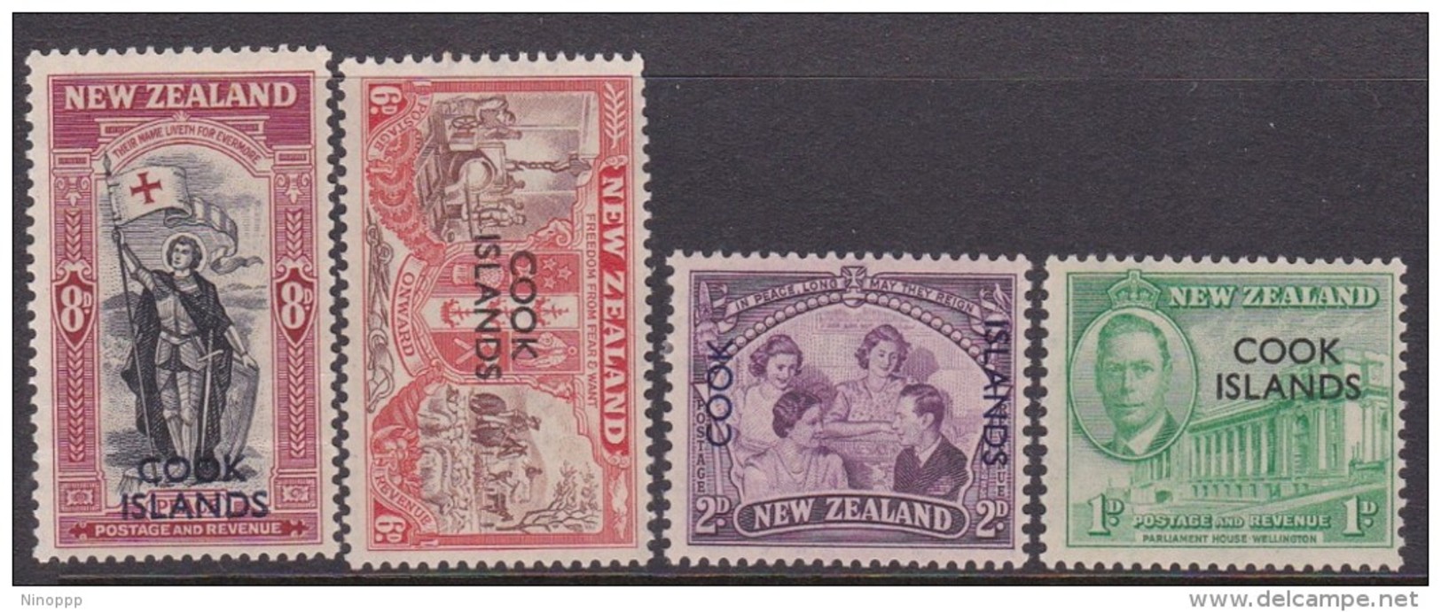 Cook Islands  SG 146-49 1946 Peace Mint - Cook Islands