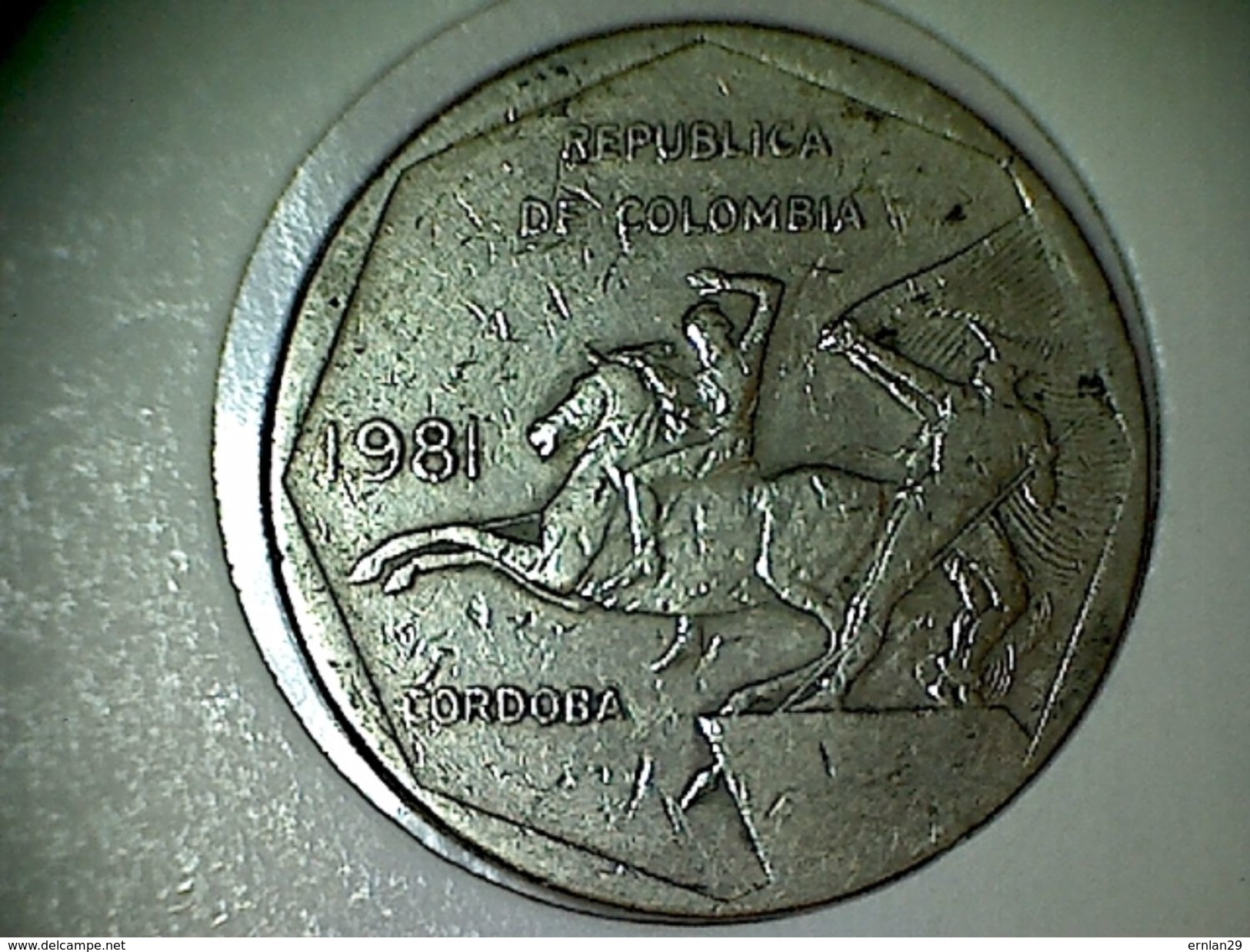 Colombie 10 Pesos 1981 - Colombie