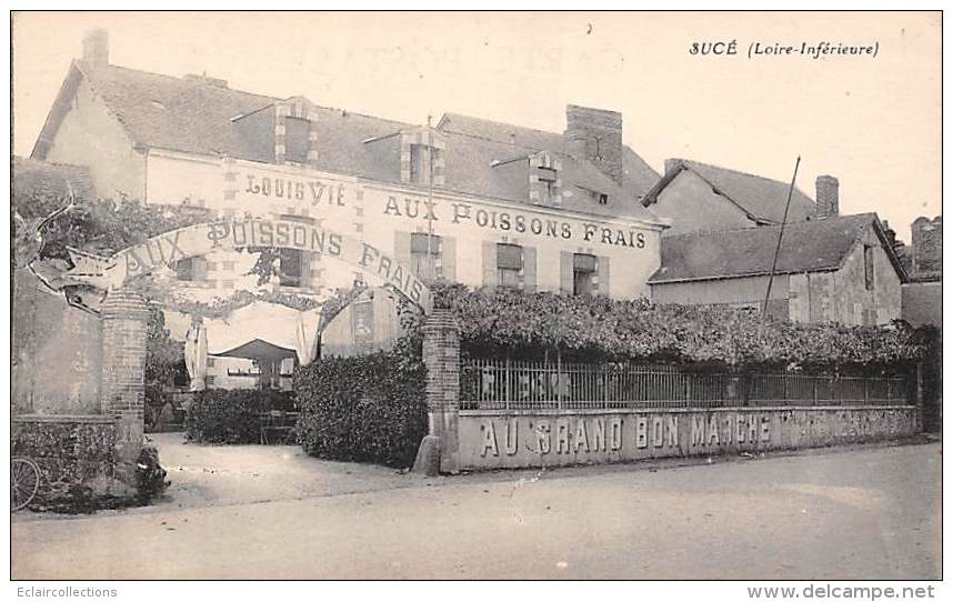 Sucé       44           Les Bords De L'Erdre.  Restaurant: Aux Poissons Frais        ( Voir Scan) - Sonstige & Ohne Zuordnung