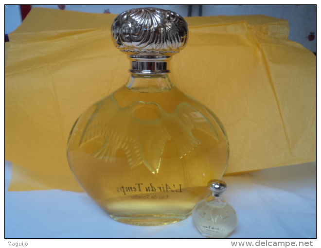 NINA  RICCI :" L'AIR DU TEMPS"   SUPERBE FLACON  420 ML  ( PAS VAPO)  VENDU VIDE   LIRE ATTENTIVEMENT ET VOIR!! - Miniatures Femmes (sans Boite)