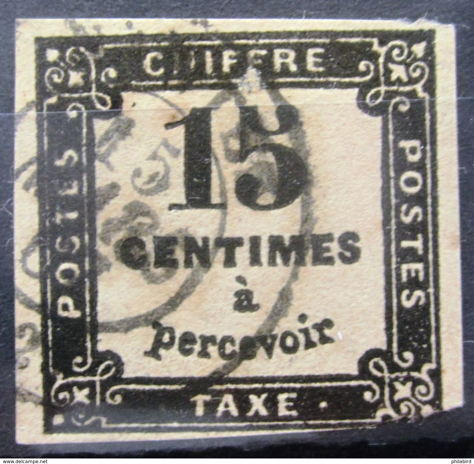 FRANCE                      TAXE 3                   OBLITERE - 1859-1959 Gebraucht