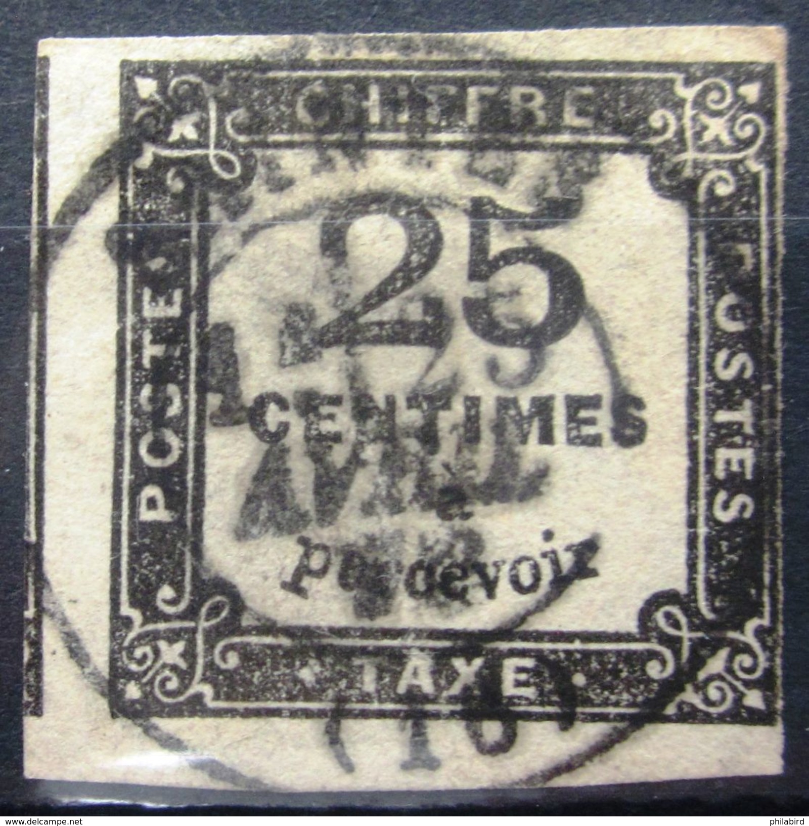 FRANCE                      TAXE 5                   OBLITERE - 1859-1959 Oblitérés