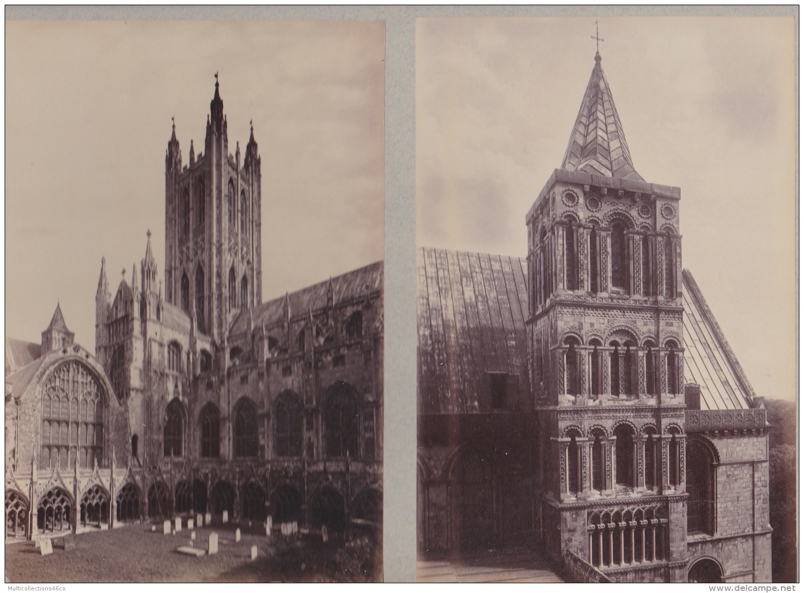 170617 - 3 PHOTOS Anciennes - ROYAUME UNI ANGLETERRE - KENT CANTERBURY Cathedral Norman Tour - Canterbury