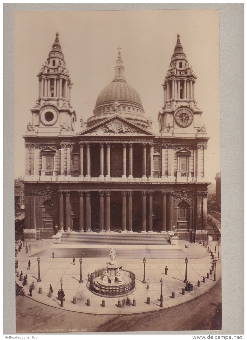 170617 - 3 PHOTOS Anciennes - ROYAUME UNI ANGLETERRE - LONDON - St Paul's Reredos Cathedral - St. Paul's Cathedral