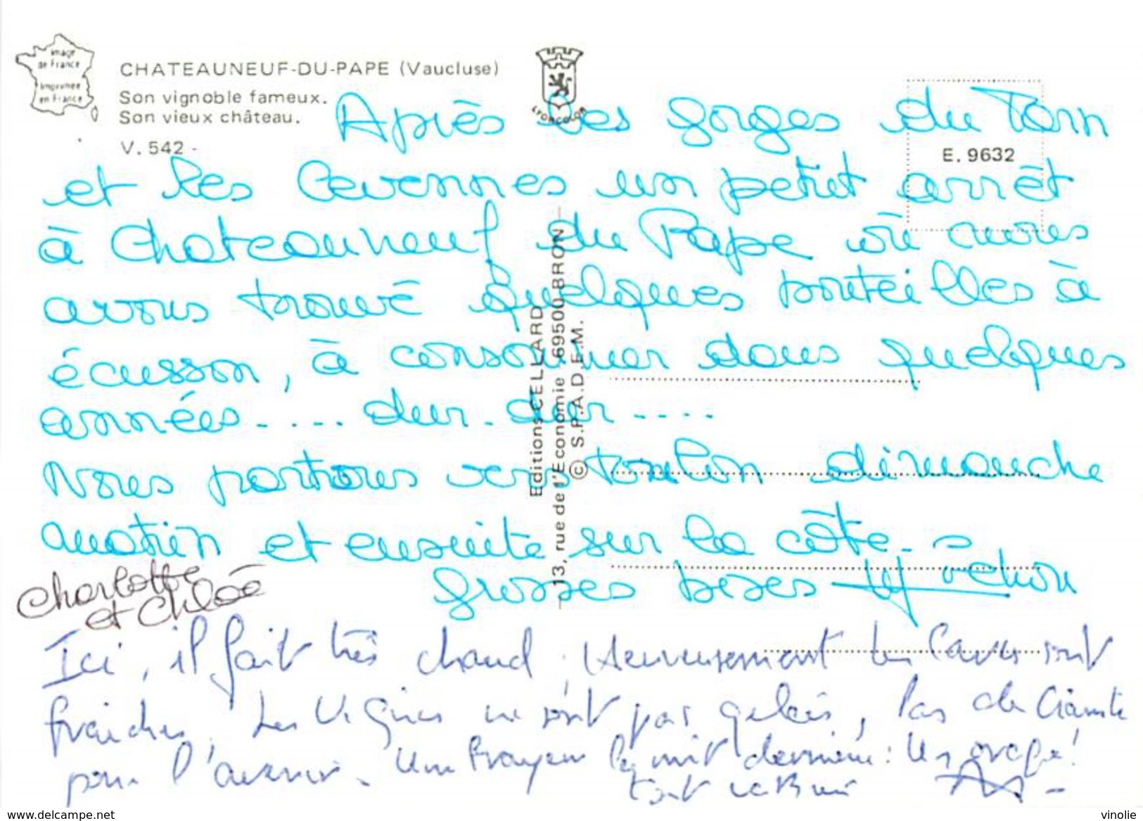 PIE-17-P.VA 3691  :  CHATEAUNEUF-DU-PAPE - Chateauneuf Du Pape